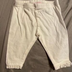Nannette Baby 0-3M Baby Pants, White